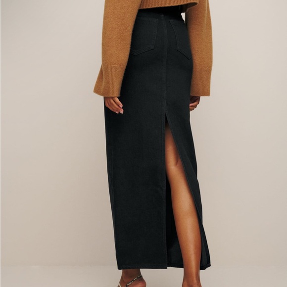 Reformation High Rise Denim Maxi Skirt - Picture 2 of 9